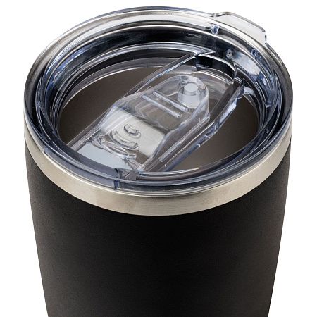 Термокружка вакуумная Вива (Viva), черная