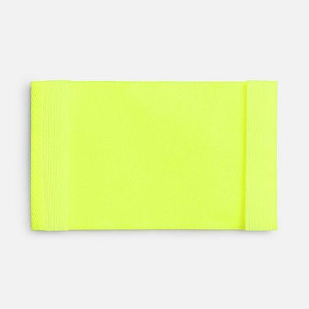 Лейбл тканевый Epsilon, M, желтый неон