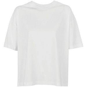 Футболка оверсайз женская Boxy Women, черная под нанесение