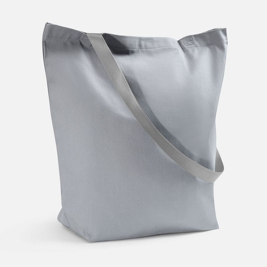 Шопер B5, серый с серыми ручками