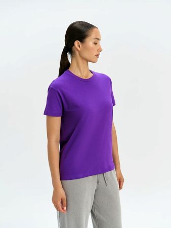 Футболка унисекс Regent 150, темно-фиолетовая, размер L