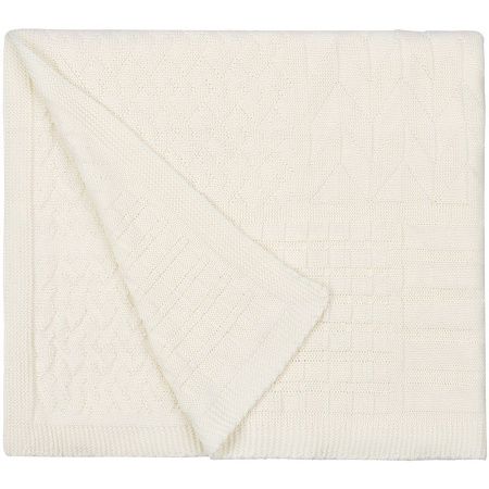 Плед Snippet, молочно-белый