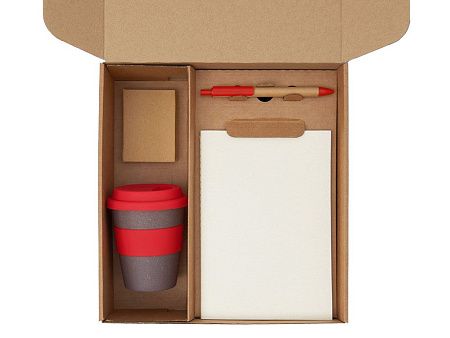 Набор «Halm» с блокнотом, ручкой и стаканом