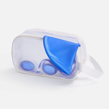 Влагостойкая косметичка Aquanko, белая