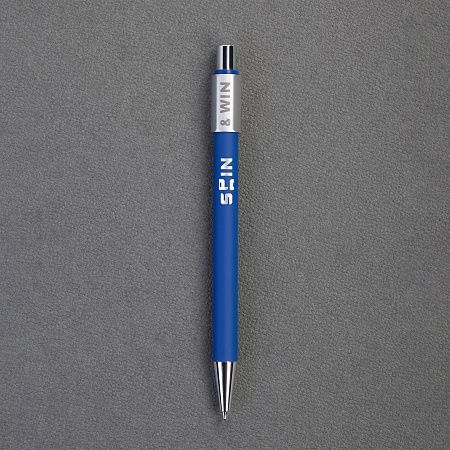 Ручка шариковая "Spin" с 6ти-гранным спиннером, покрытие soft touch