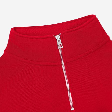 Толстовка на молнии унисекс Флоу (Flow), красная, размер 5XL/6XL