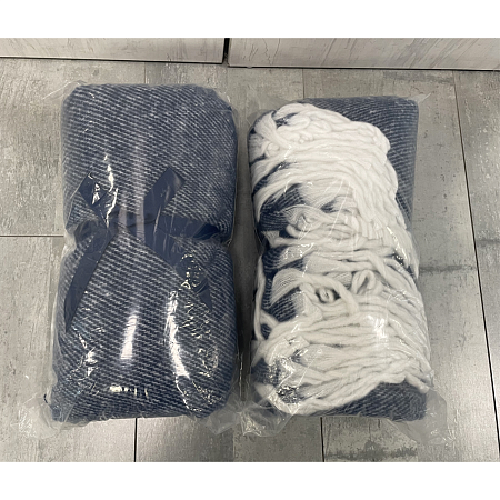 Плед акриловый Super Soft Nature размер 120*160 см, темно-синий, плотность 450гр/м2