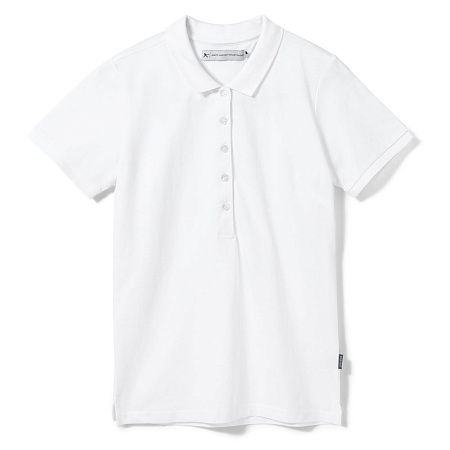 Рубашка поло женская Neptune, белая, размер XXL