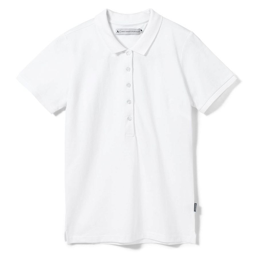 Рубашка поло женская Neptune, белая под нанесение