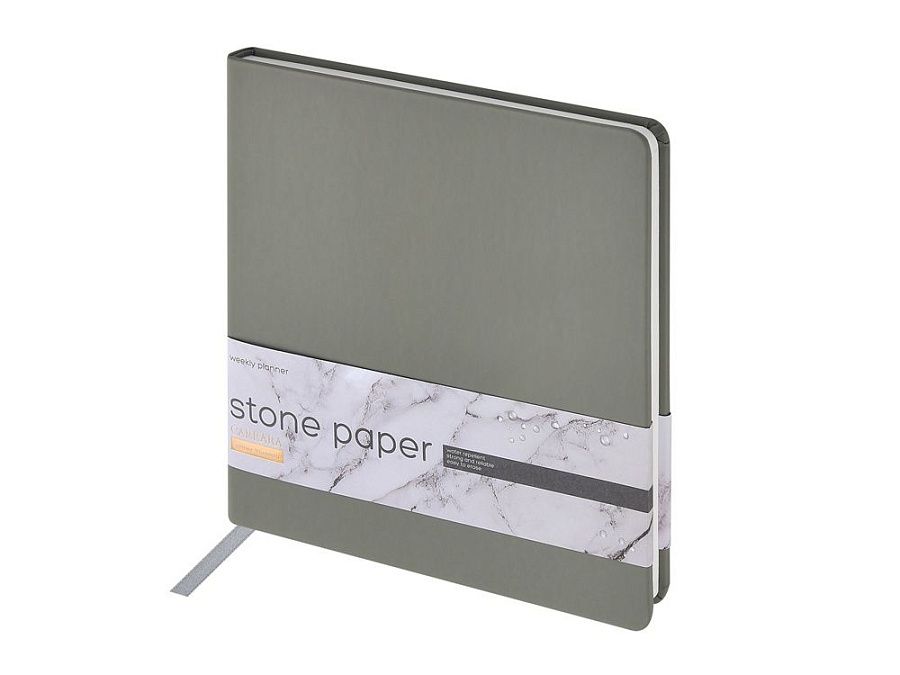 Еженедельник с каменной бумагой А5+ «Carrara»