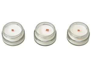 Набор свечей в баночках «The Comfort Keeper», цвет: белый