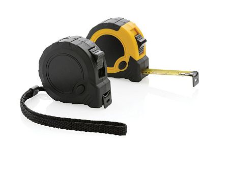 Рулетка из переработанного пластика RCS с кнопкой блокировки, 3м/16 мм