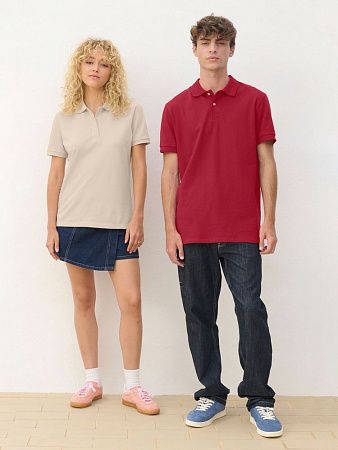 Рубашка поло унисекс Pulse, красная, размер S