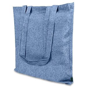 Сумка для покупок Caravan Recycled Melange 140 г/м², синяя