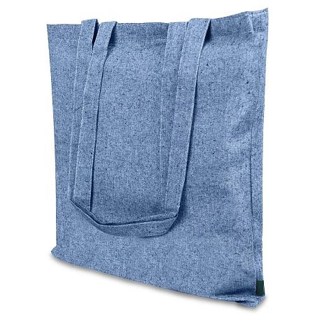 Сумка для покупок Caravan Recycled Melange 140 г/м², синяя