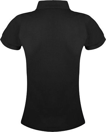 Рубашка поло женская Prime Women 200 черная, размер S