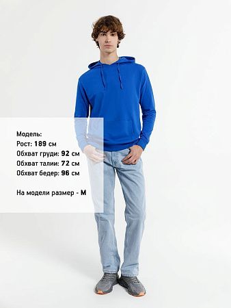 Худи унисекс Westray, синее, размер XXL