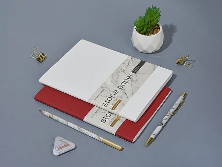 Тетрадь с каменной бумагой А5 «Carrara»