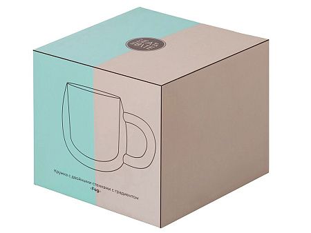 Кружка с двойными стенками и градиентом «Fog»