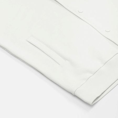 Бомбер унисекс Nuppu, молочно-белый, размер S