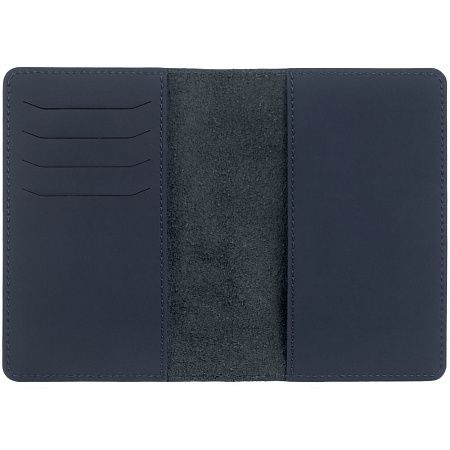 Обложка для паспорта Alaska, синяя