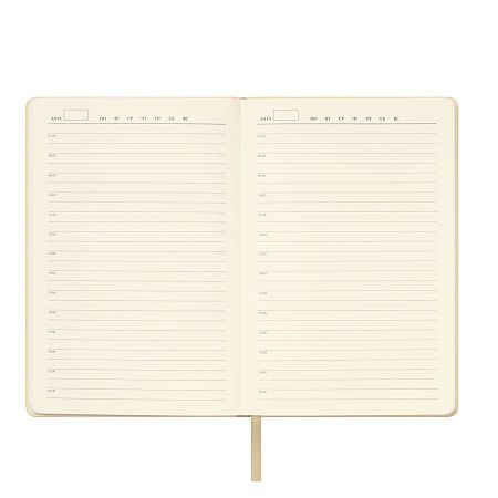 Ежедневник Спарк (Spark) недатированный, белое золото (с упаковкой, со стикерами)