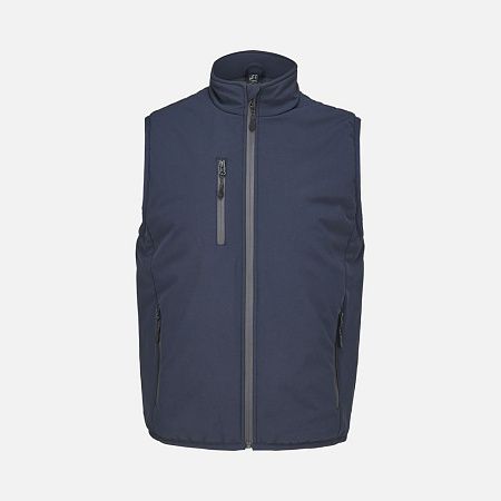 Жилет софтшелл унисекс Falcon BW, синий, размер XS