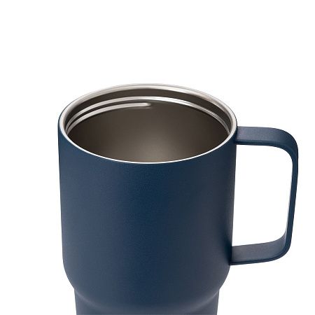 Термокружка вакуумная Авентура (Aventura), синяя