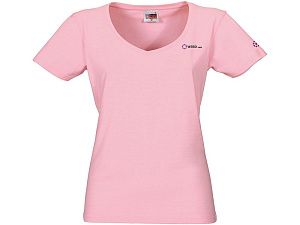 Футболка "Heavy Super Club" женская с V-образным вырезом под нанесение