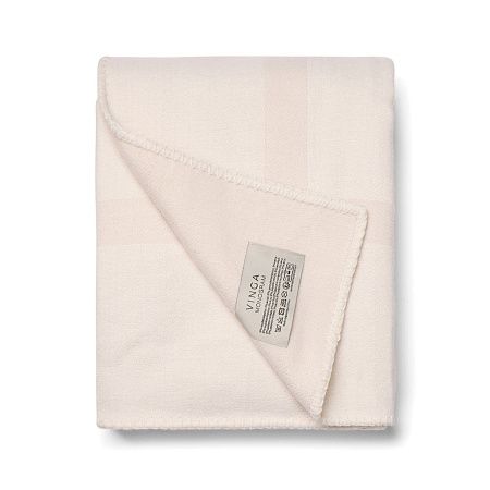 Плед VINGA Monogram из переработанного полиэстера GRS, 170x130 см