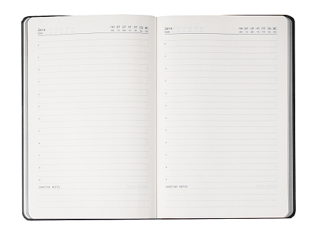 Ежедневник City Toronto Cambric A5, недатированный, черный