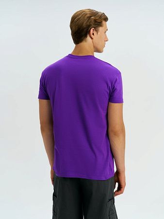 Футболка унисекс Regent 150, темно-фиолетовая, размер L