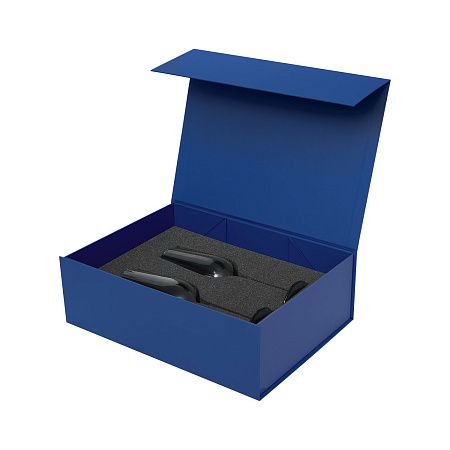 Подарочный набор 2 бокала для шампанского Toscana в синей коробке