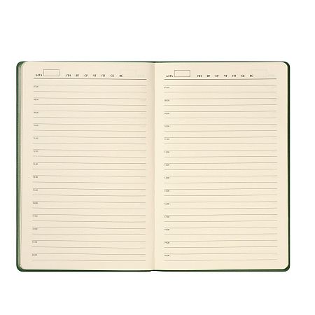 Ежедневник Рейн (Rain) недатированный, зеленый