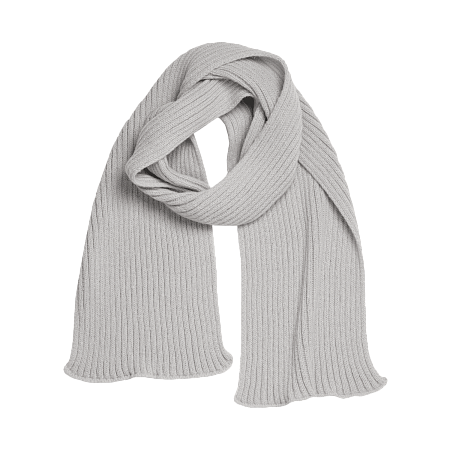 Шарф Forges вязаный, серый