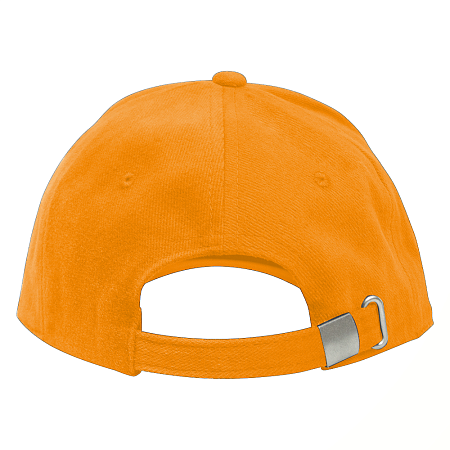 Кепка 5- панельная Salerno Heavy 350,  c белым сендвичем, оранжевая