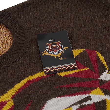 Джемпер Totem Tiger, коричневый, размер S