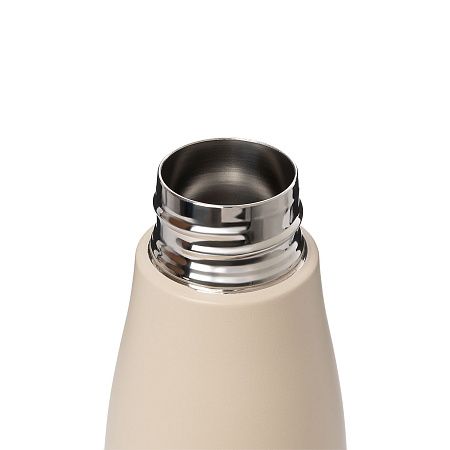 Термобутылка вакуумная герметичная Bosca, бежевая
