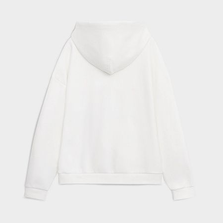 Худи релакс унисекс Баланс (Balance), с начесом, белый, размер 3XL/4XL