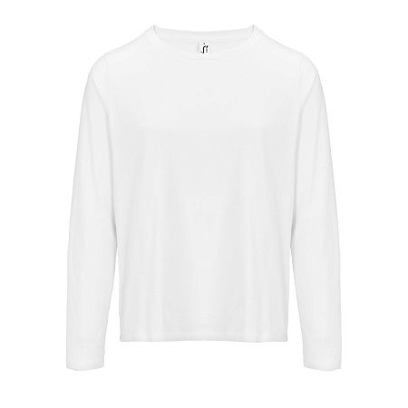 Футболка с длинным рукавом женская Monarch Women, белая, размер XS