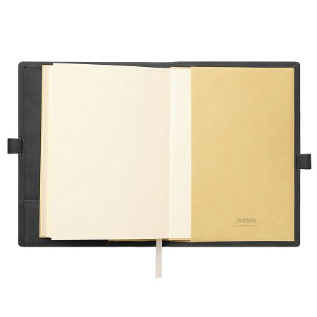 Ежедневник-портфолио Клип (Clip NEO) недатированный в подарочной коробке, черный (в комплекте ручка Tesoro серебро)