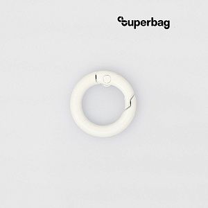 Карабин-кольцо Ring для обвеса, d=2см (белый)