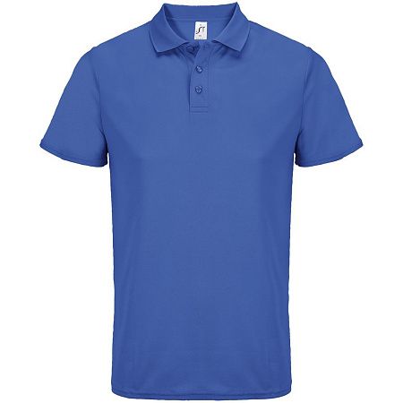 Рубашка поло унисекс Pitcher, ярко-синяя (royal), размер 3XL