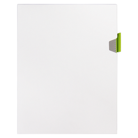Ежедневник Flexy Verde Sivilia B5 на пружине, серо-салатовый, недатированный, в гибкой обложке