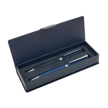 ФУТЛЯР ПОДАРОЧНЫЙ ИЗ ЭКОКОЖИ ПОД ДВЕ РУЧКИ, ЧЕРНЫЙ