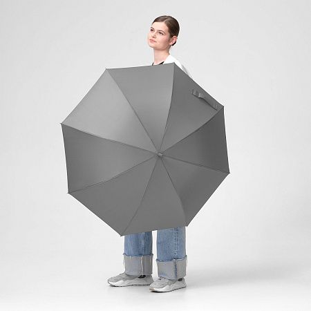 Зонт-трость Фантом (Phantom), серый