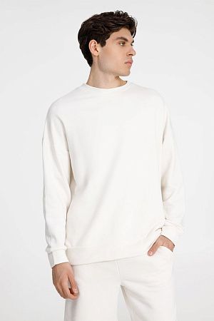 Свитшот унисекс S2, молочно-белый, размер M/L