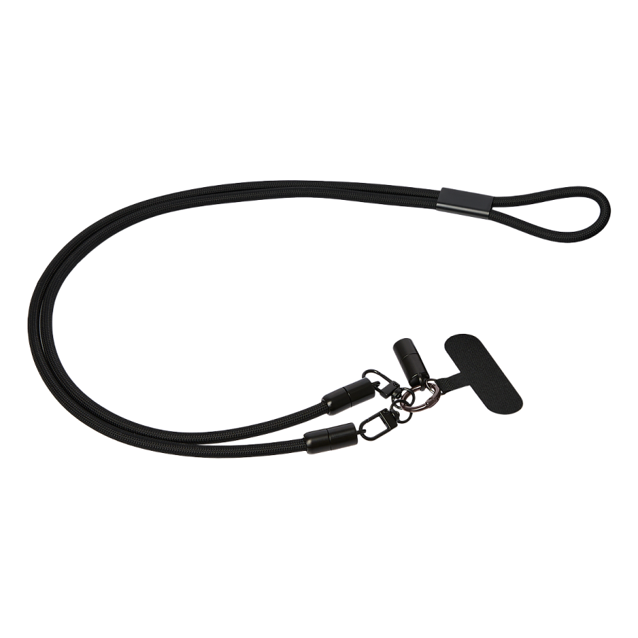 Кабель-ланьярд Voltrix, черный