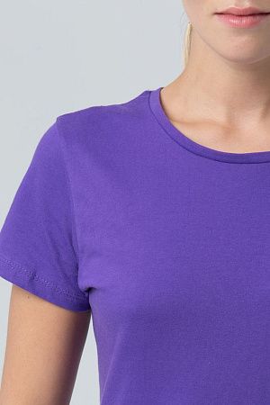 Футболка женская Miss 150, темно-фиолетовая, размер S
