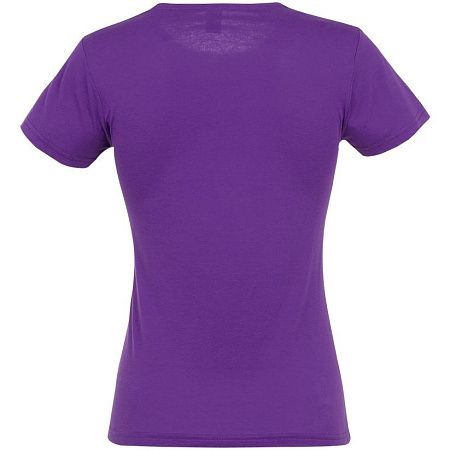 Футболка женская Miss 150, темно-фиолетовая, размер S